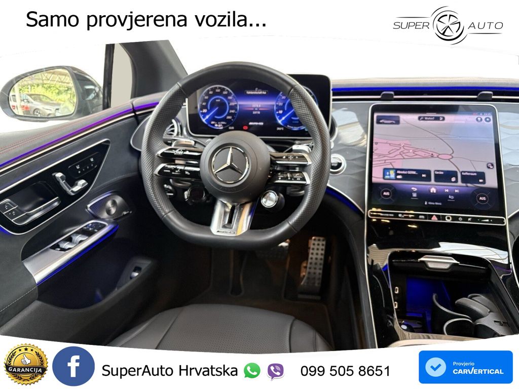 Mercedes EQE AMG 43 100 kWh (476 KS) 4MATIC ZRAČNI+ACC+4xGR SJED+360