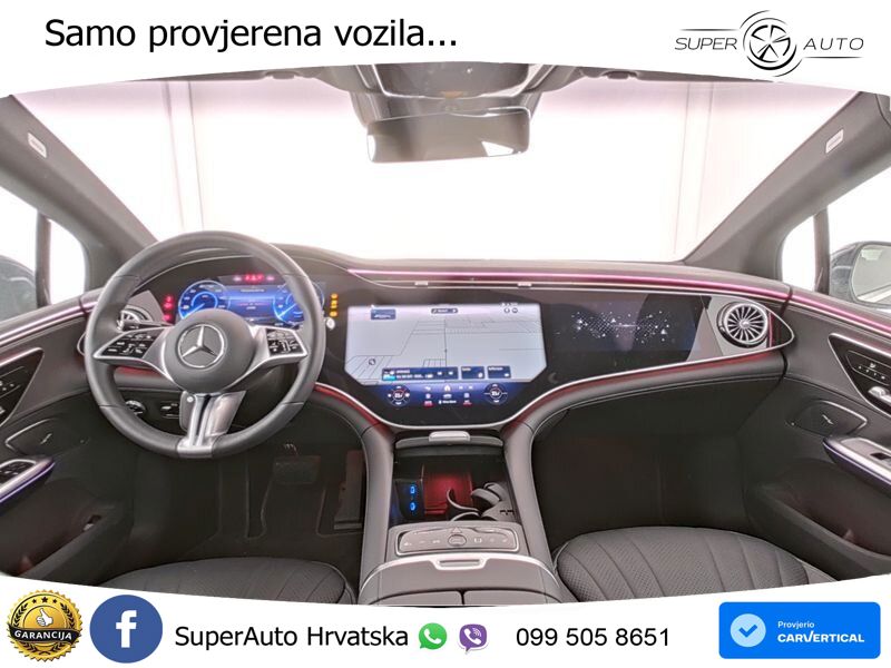 Mercedes EQE 500 100 kWh (408 KS) 4MATIC ZRAČNI+ACC+GR SJED+KAM