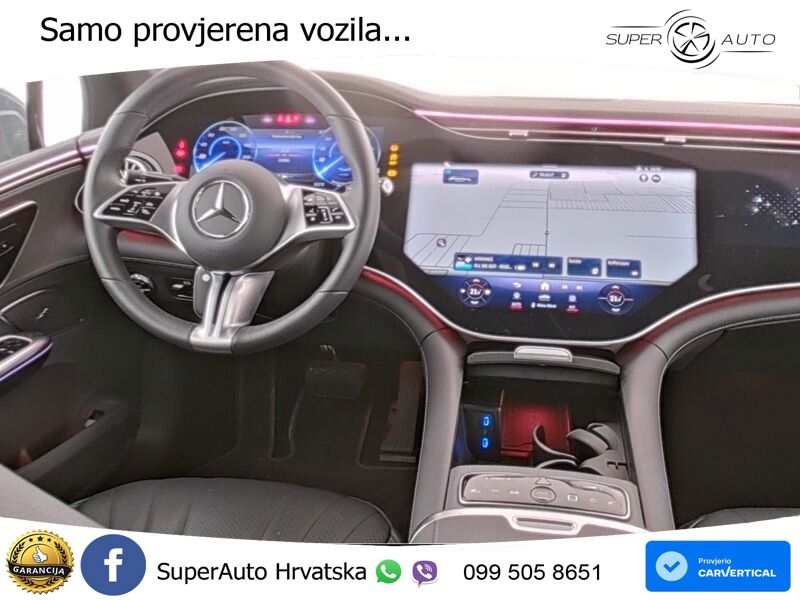 Mercedes EQE 500 100 kWh (408 KS) 4MATIC ZRAČNI+ACC+GR SJED+KAM