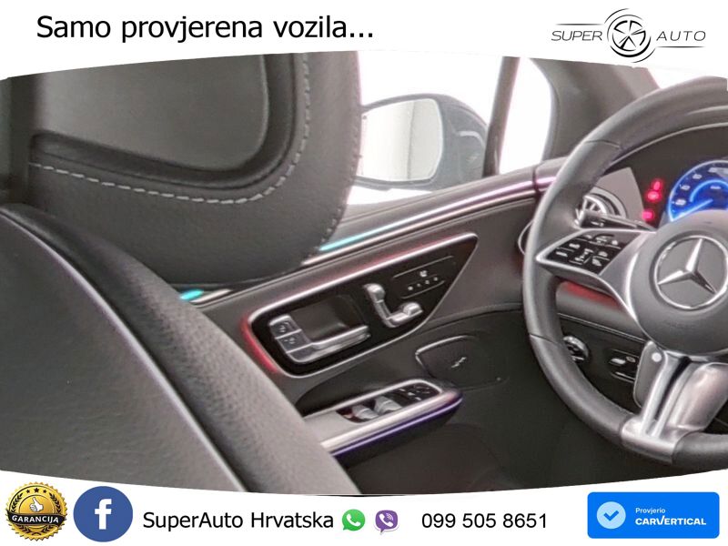 Mercedes EQE 500 100 kWh (408 KS) 4MATIC ZRAČNI+ACC+GR SJED+KAM