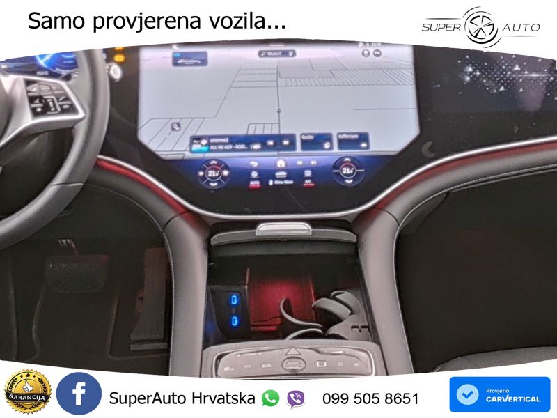Mercedes EQE 500 100 kWh (408 KS) 4MATIC ZRAČNI+ACC+GR SJED+KAM