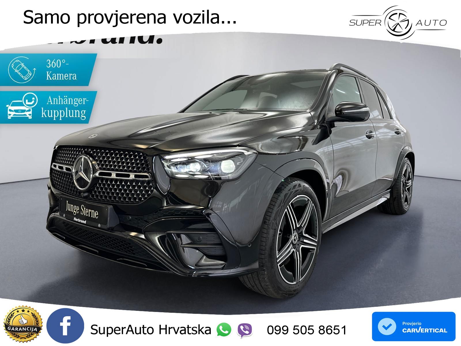 Mercedes GLE 450d (367 KS) EQ Boost 4MATIC 9G-TRONIC AMG LED+GR SJED+ACC