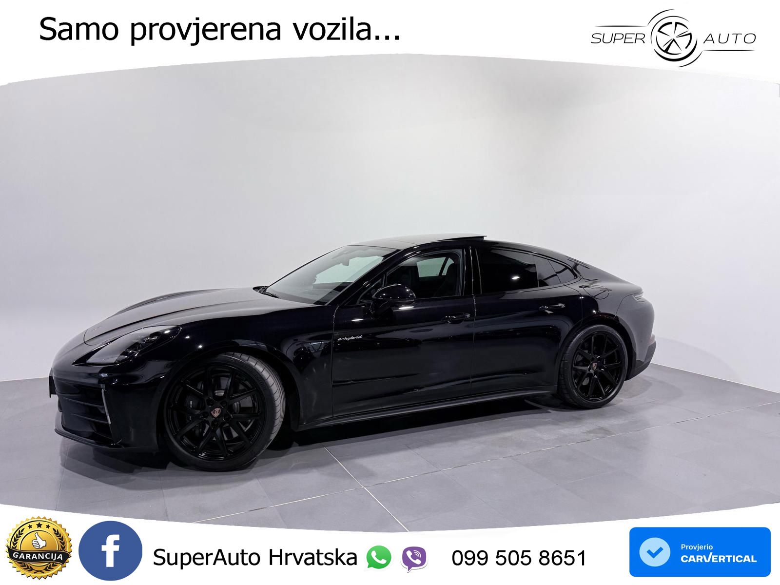 Porsche Panamera 4 2.9 V6 (470 KS) E-Hybrid PDK ZRAČNI+ACC+GR SJED+KAM+PANO