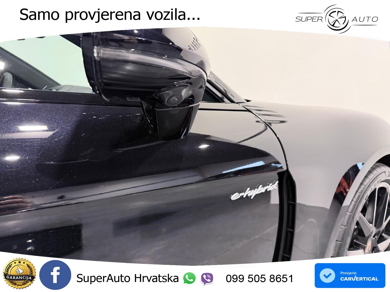 Porsche Panamera 4 2.9 V6 (470 KS) E-Hybrid PDK ZRAČNI+ACC+GR SJED+KAM+PANO