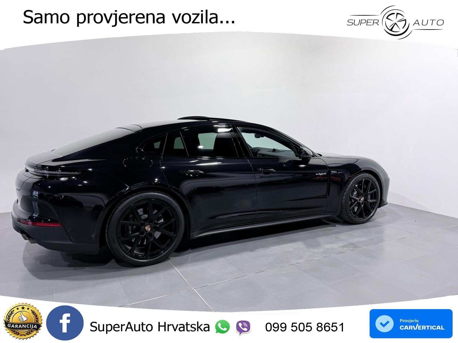 Porsche Panamera 4 2.9 V6 (470 KS) E-Hybrid PDK ZRAČNI+ACC+GR SJED+KAM+PANO