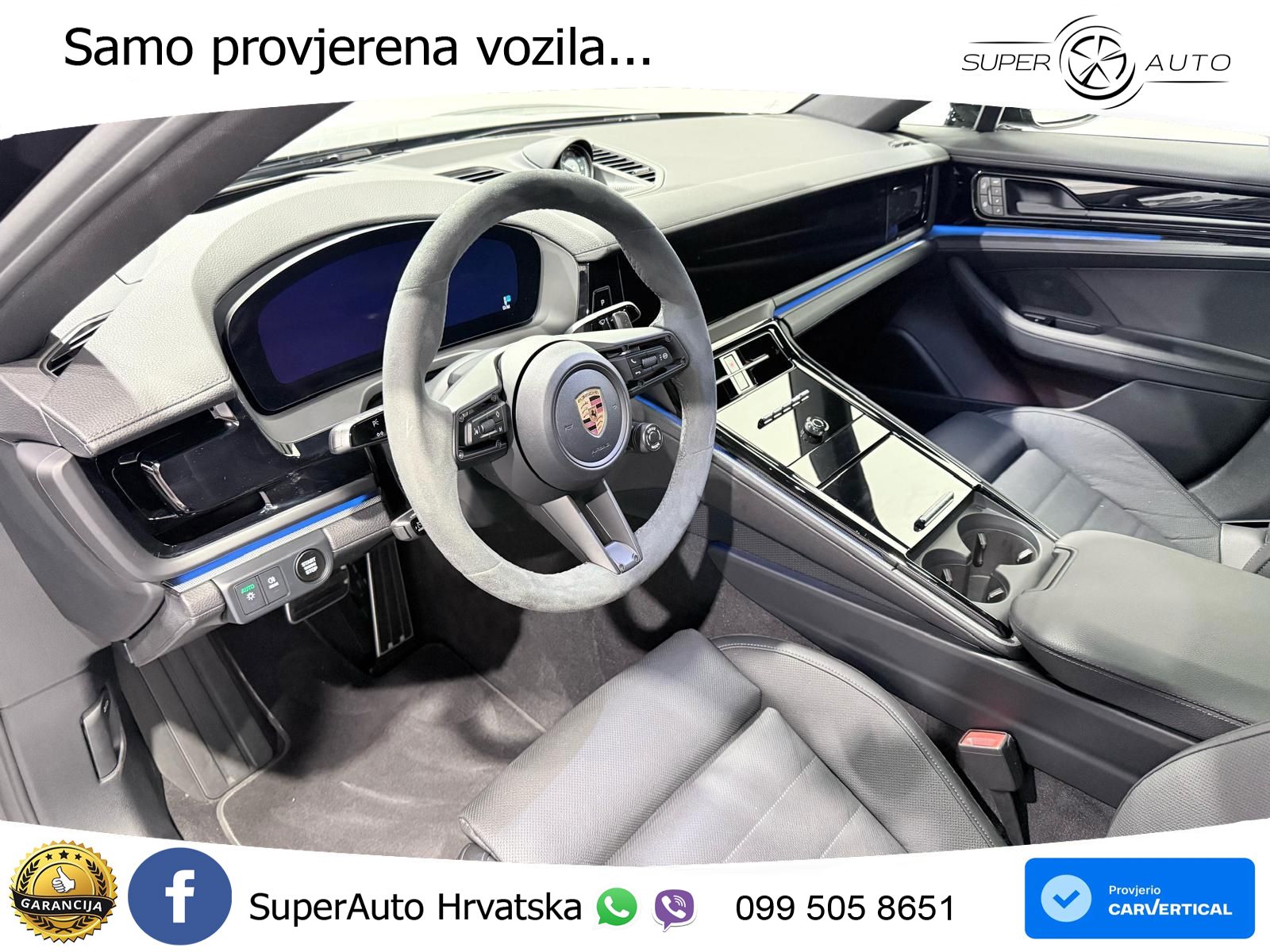 Porsche Panamera 4 2.9 V6 (470 KS) E-Hybrid PDK ZRAČNI+ACC+GR SJED+KAM+PANO