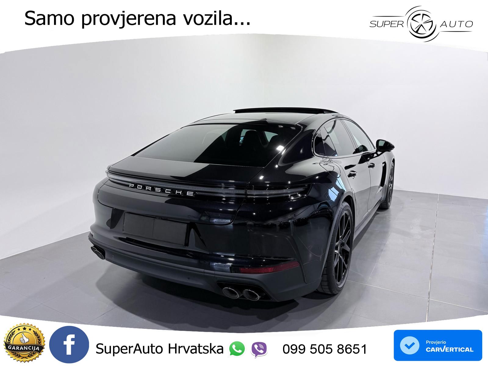 Porsche Panamera 4 2.9 V6 (470 KS) E-Hybrid PDK ZRAČNI+ACC+GR SJED+KAM+PANO