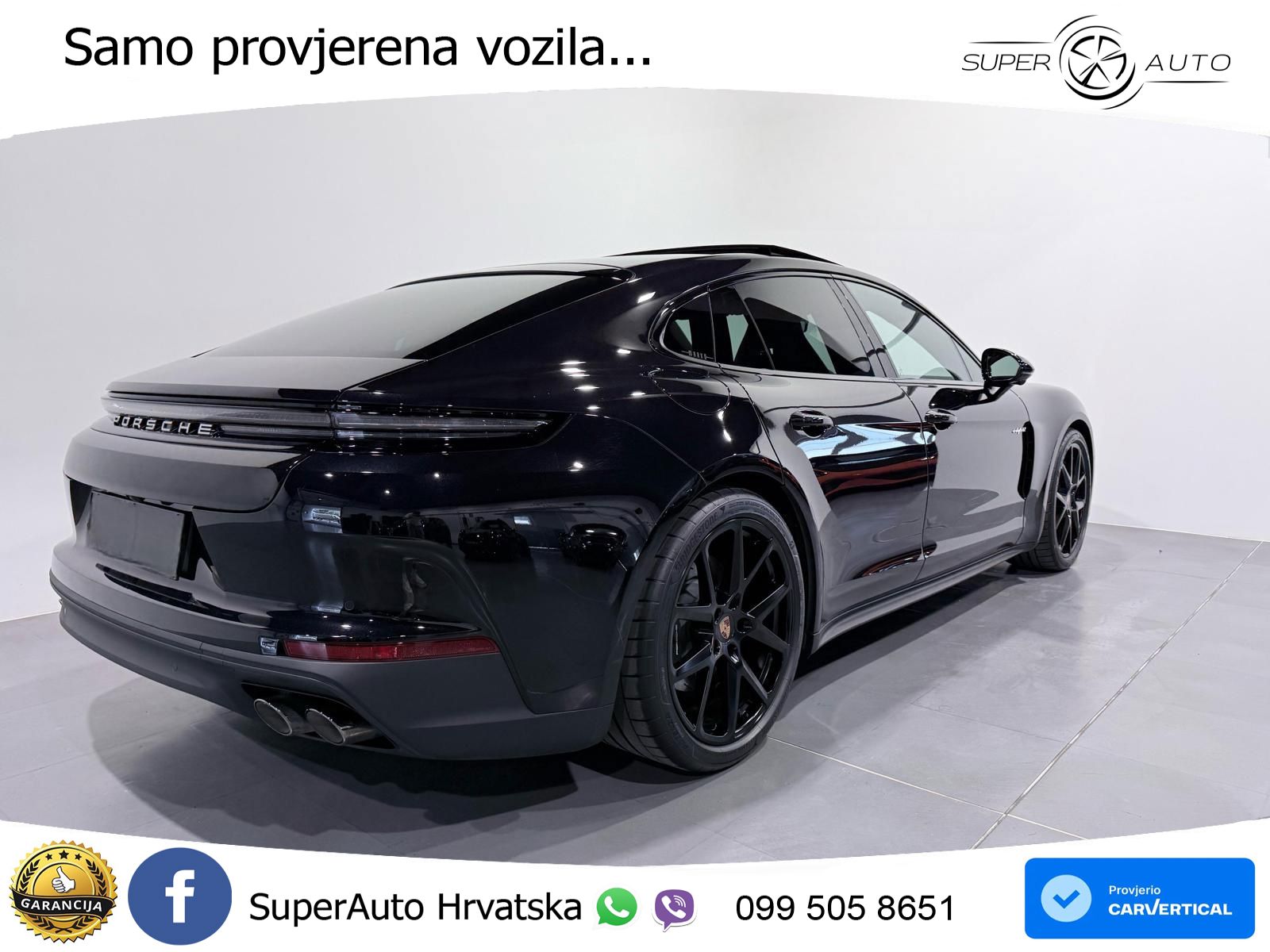 Porsche Panamera 4 2.9 V6 (470 KS) E-Hybrid PDK ZRAČNI+ACC+GR SJED+KAM+PANO
