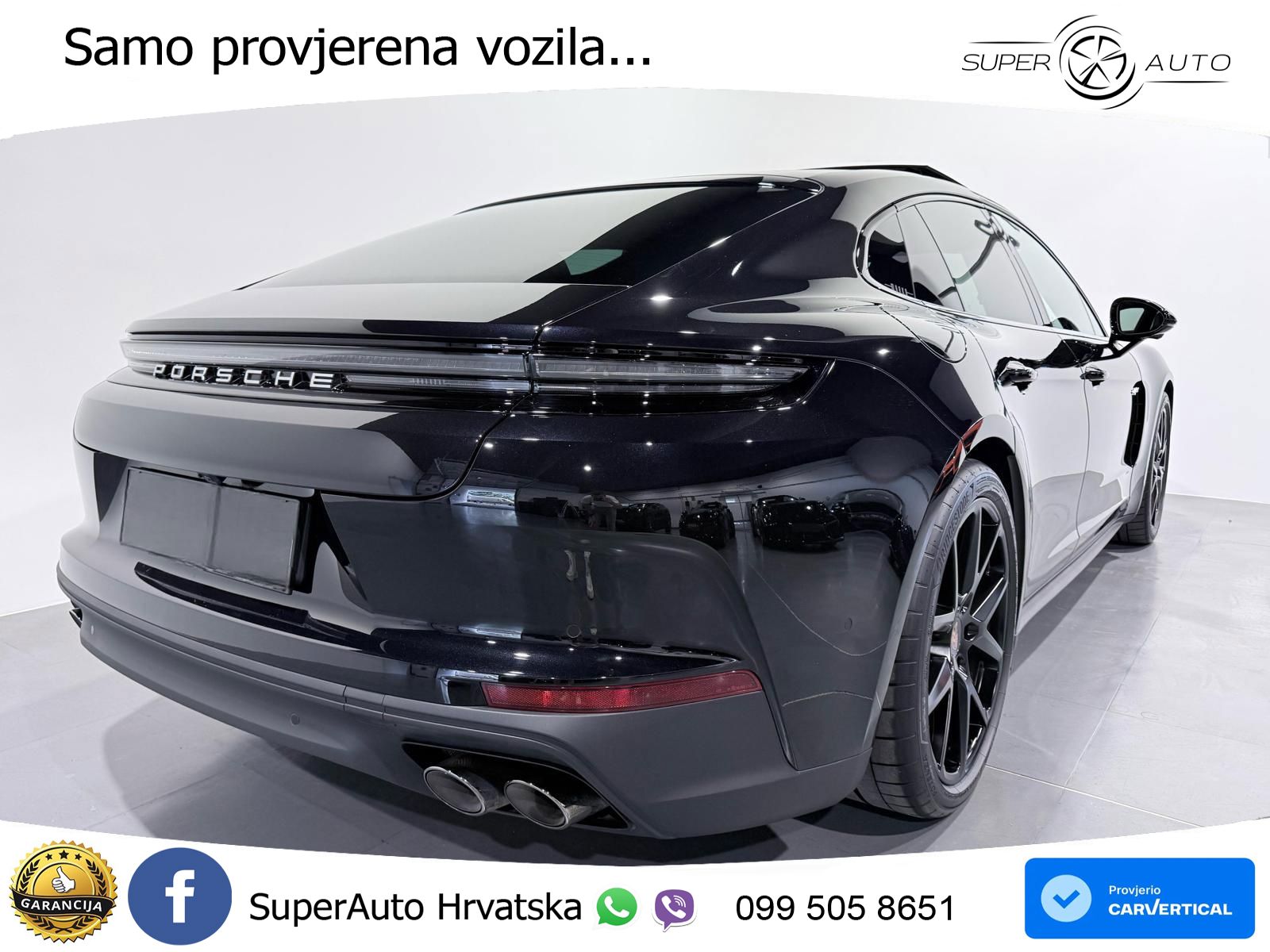 Porsche Panamera 4 2.9 V6 (470 KS) E-Hybrid PDK ZRAČNI+ACC+GR SJED+KAM+PANO