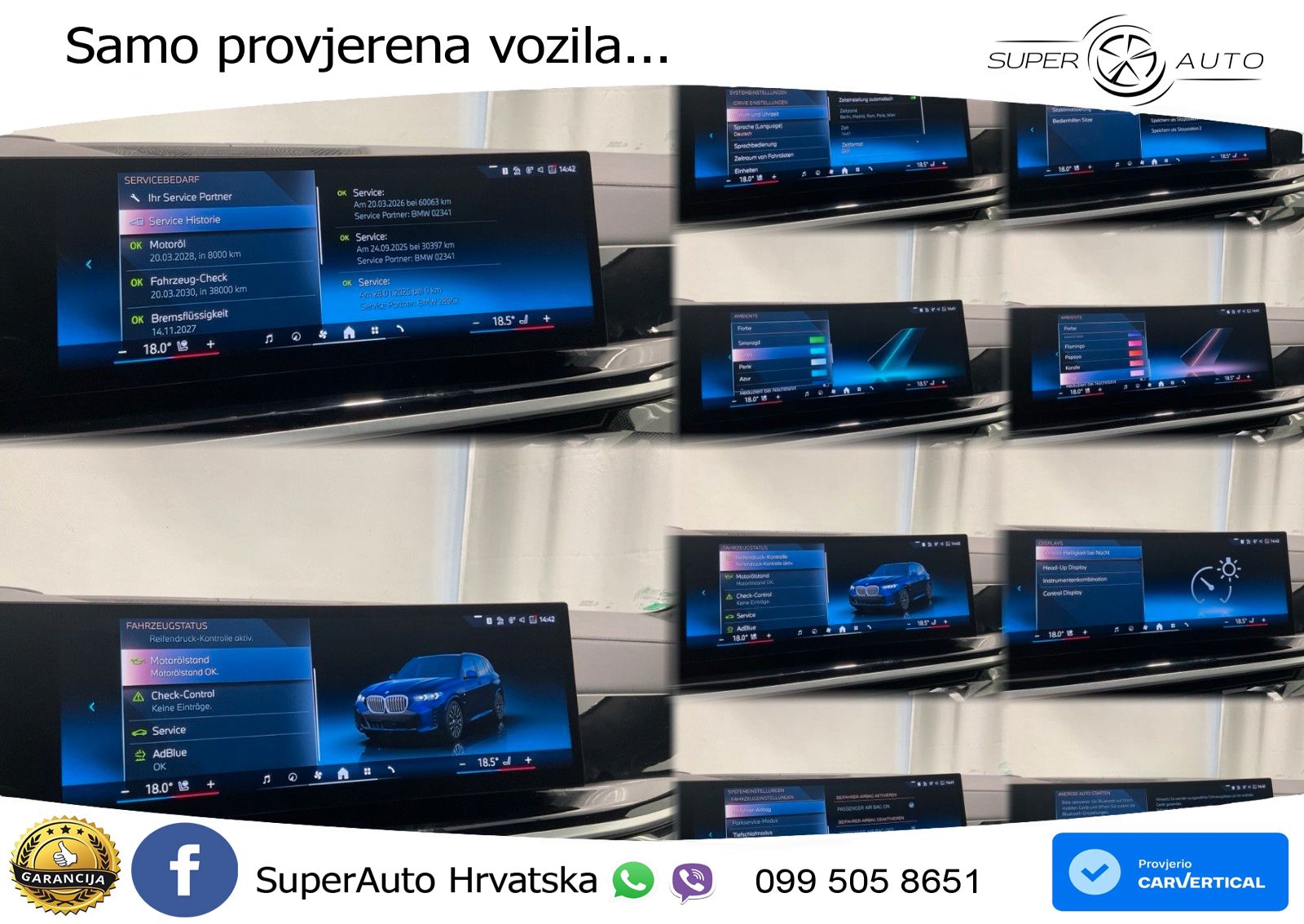 BMW X5 30d (298 KS) xDrive Steptronic M Sport ZRAČNI+ACC+GR SJED+KAM+PANO