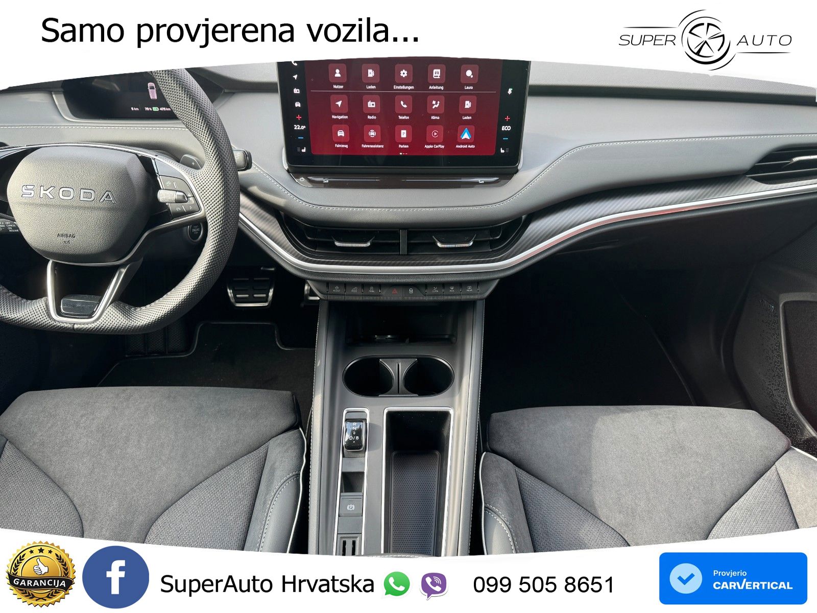Škoda Enyaq iV 85 82 kWh (286 KS) SportLine LED+GR SJED+ACC