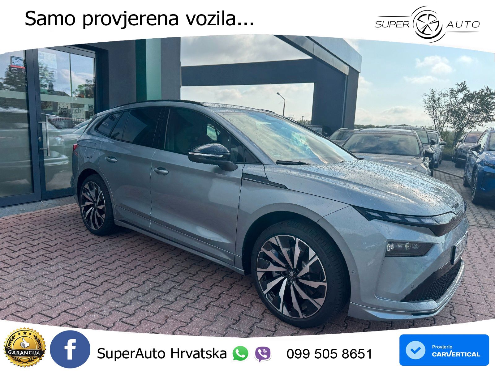 Škoda Enyaq iV 85 82 kWh (286 KS) SportLine LED+GR SJED+ACC