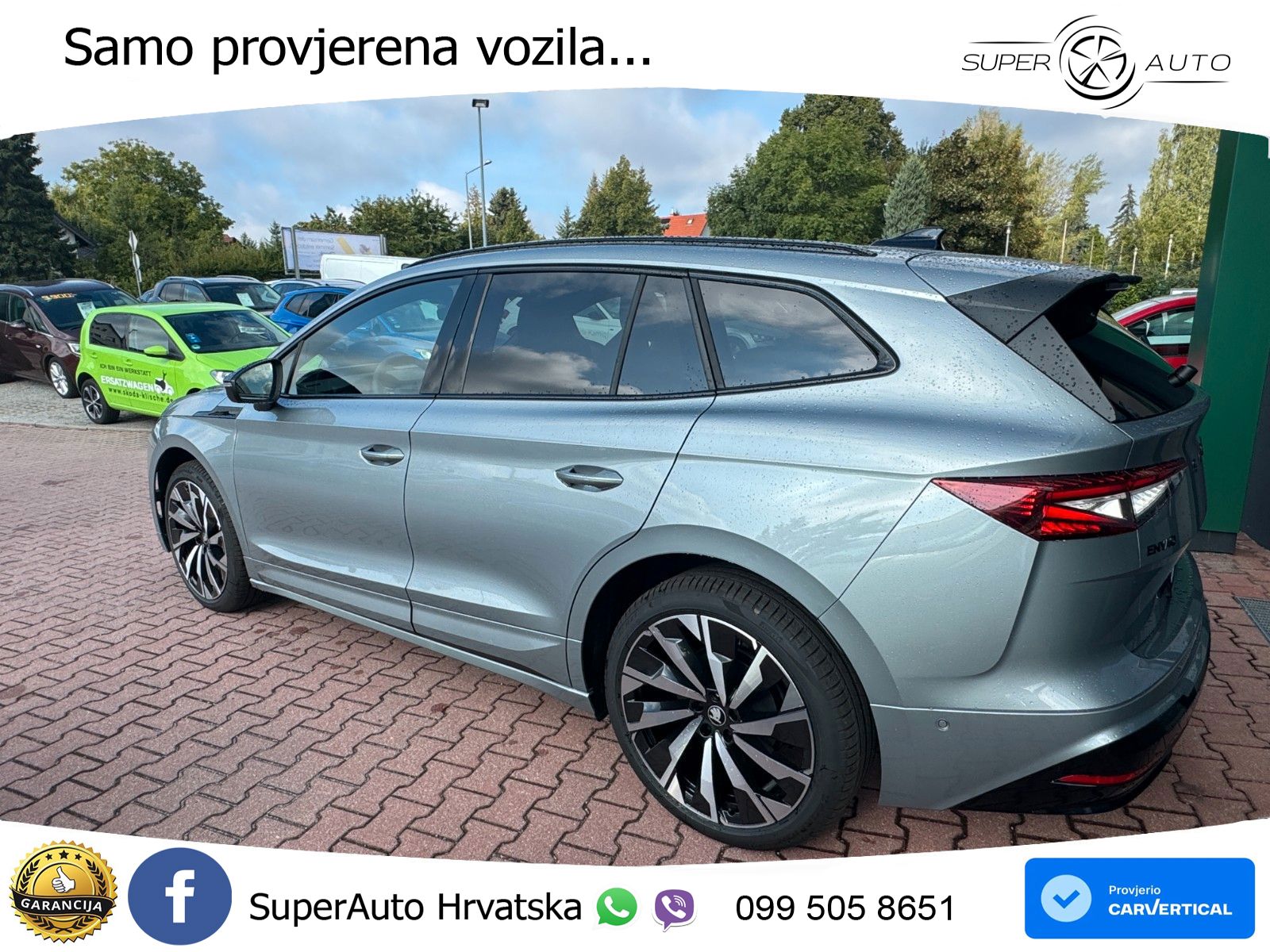 Škoda Enyaq iV 85 82 kWh (286 KS) SportLine LED+GR SJED+ACC