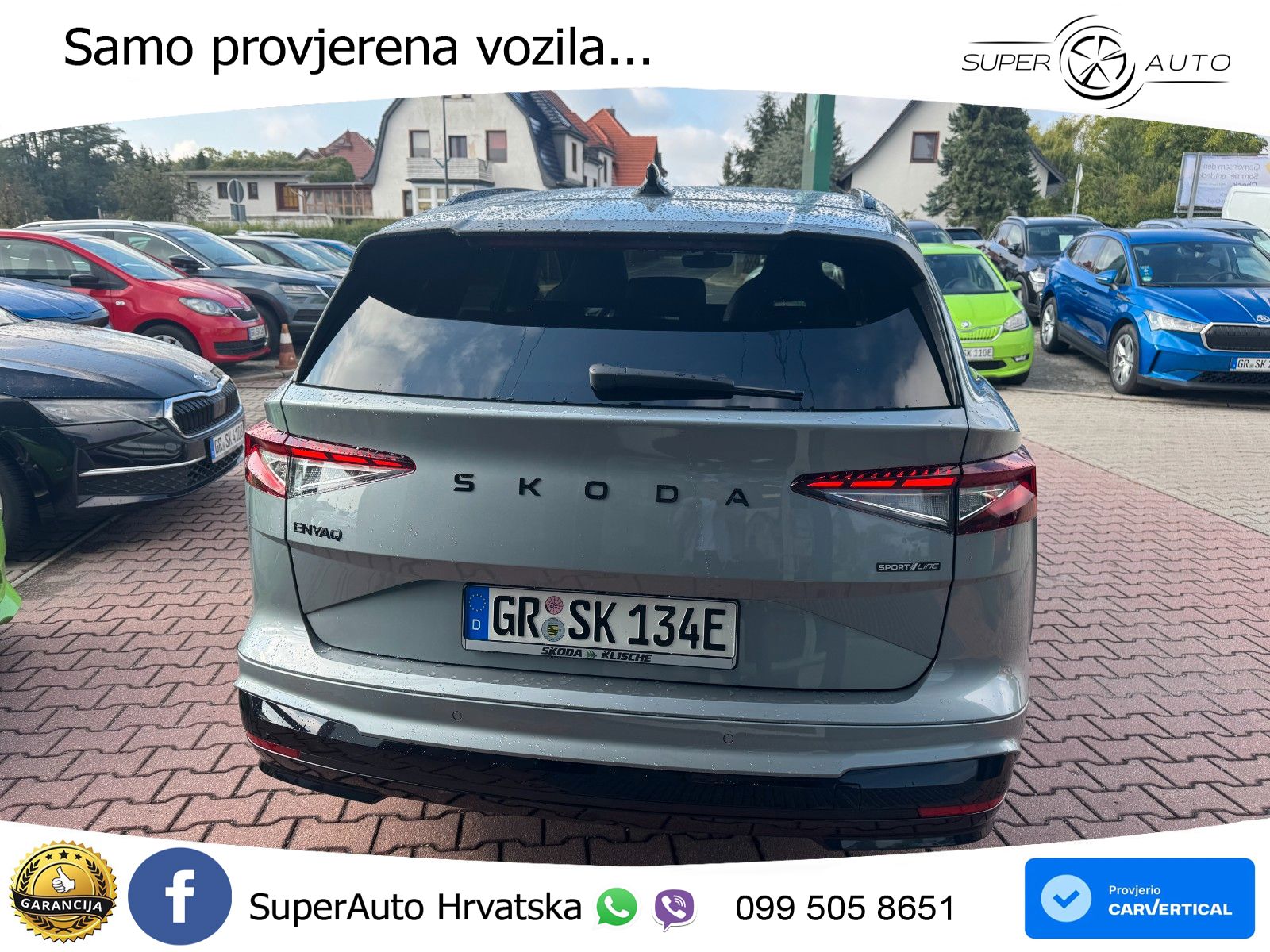 Škoda Enyaq iV 85 82 kWh (286 KS) SportLine LED+GR SJED+ACC