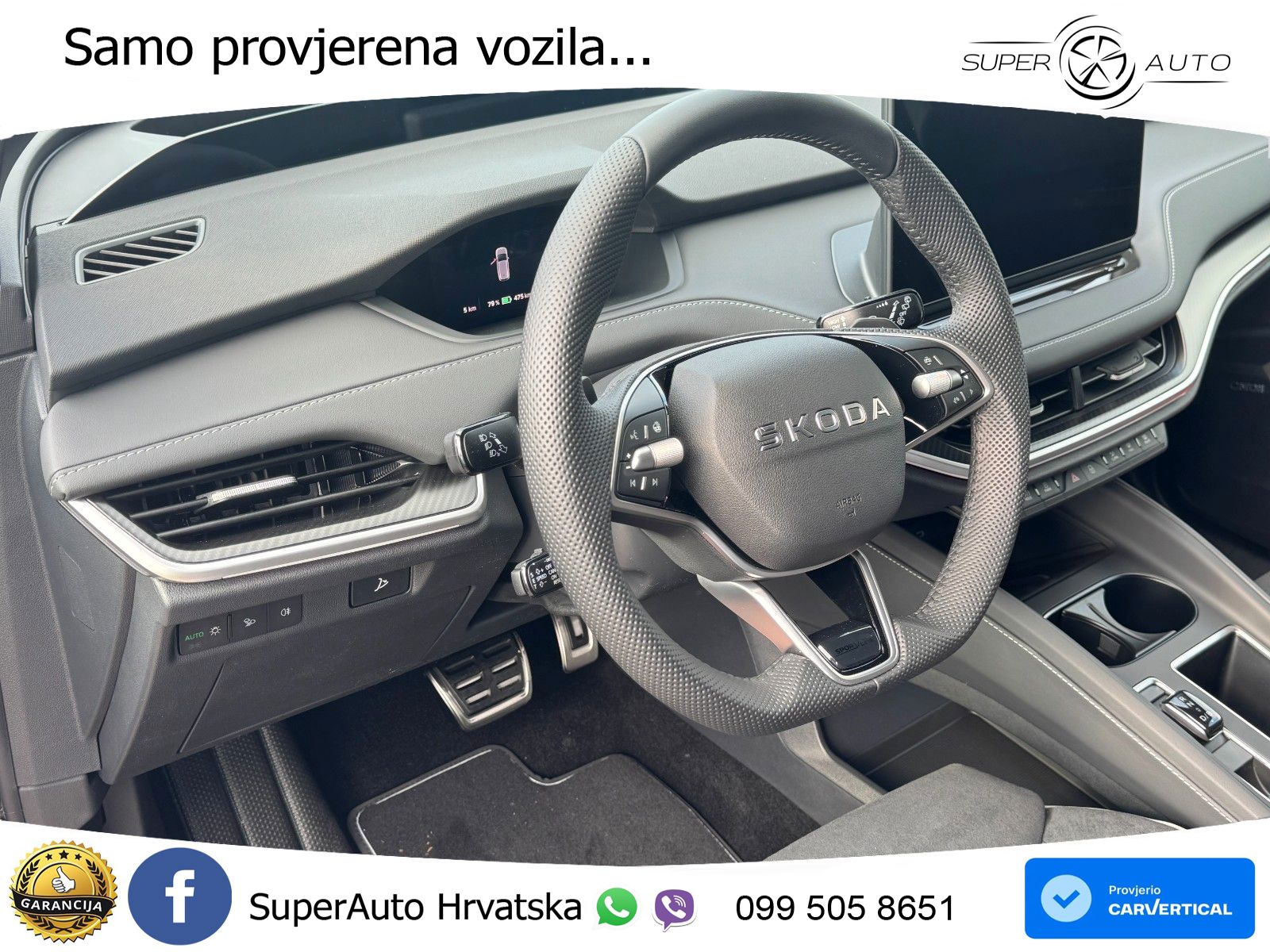 Škoda Enyaq iV 85 82 kWh (286 KS) SportLine LED+GR SJED+ACC