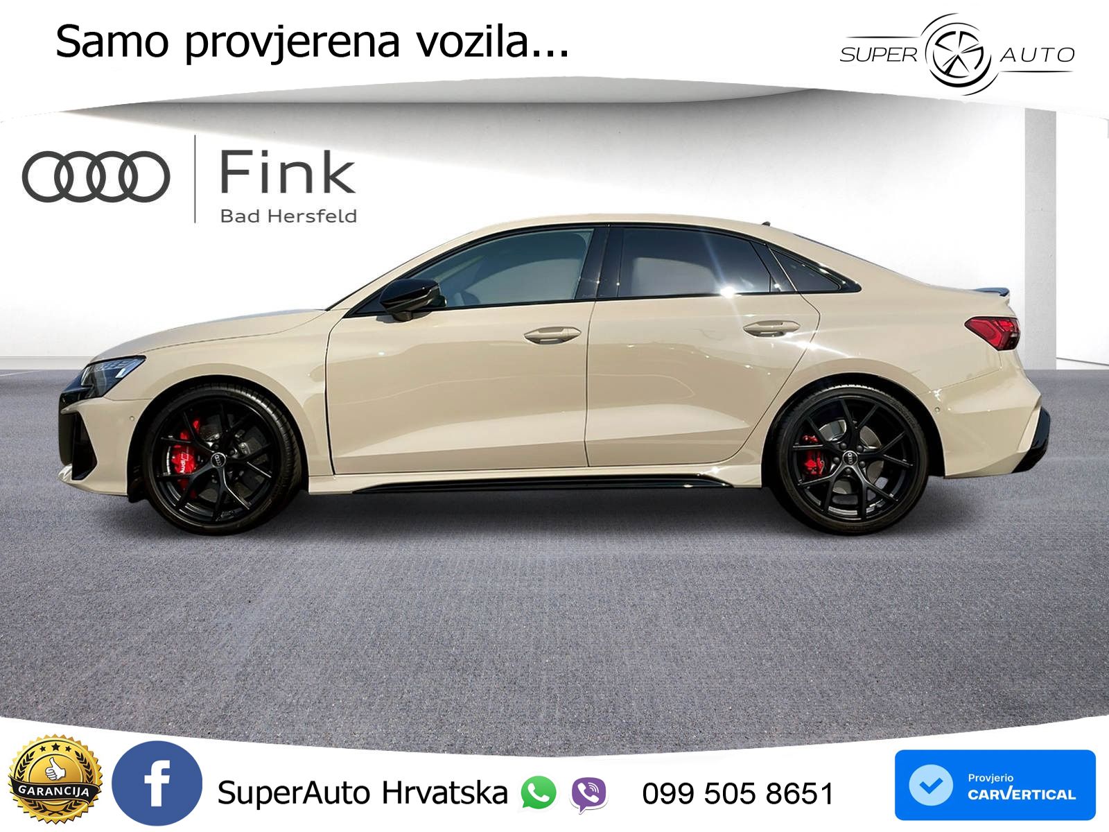 Audi RS3 Sedan 2.5 TFSI (400 KS) quattro S tronic LED+ACC