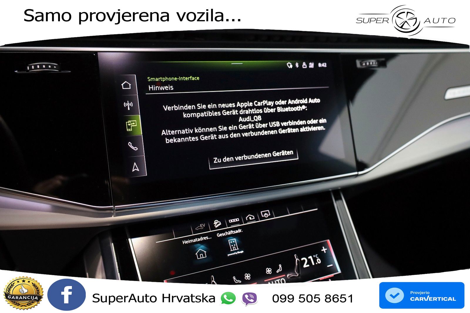 Audi Q8 60 TFSIe V6 (462 KS) quattro Tiptronic
