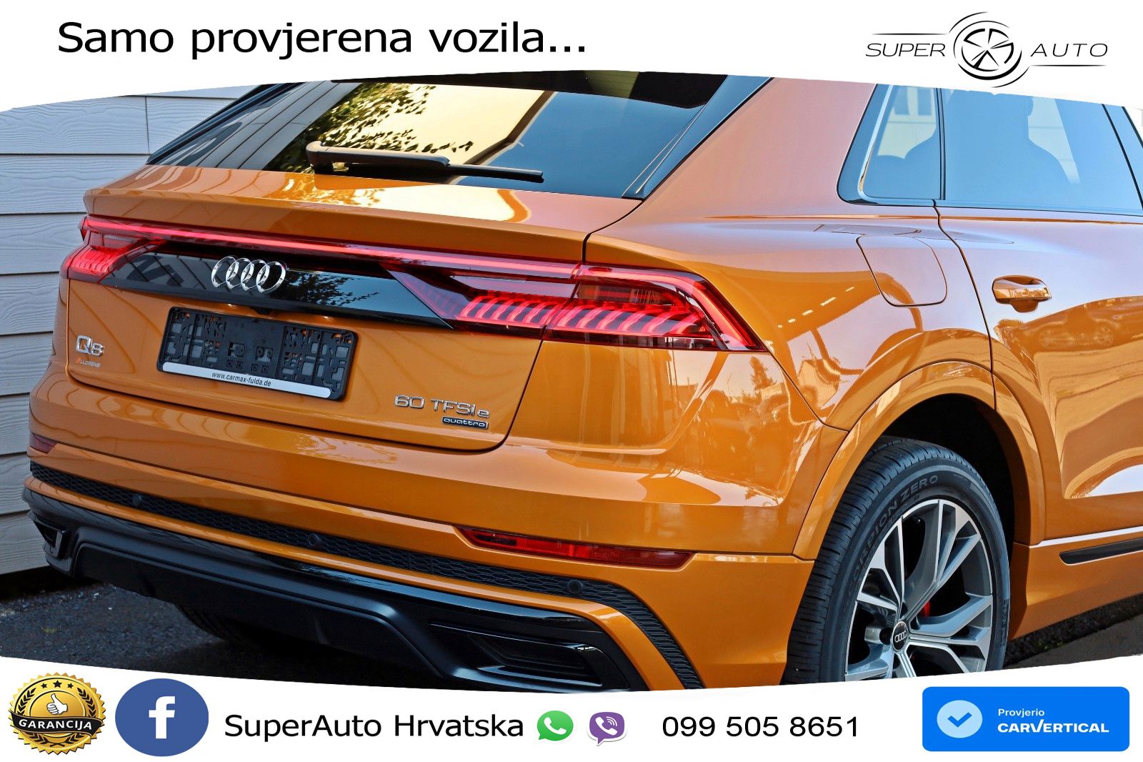 Audi Q8 60 TFSIe V6 (462 KS) quattro Tiptronic