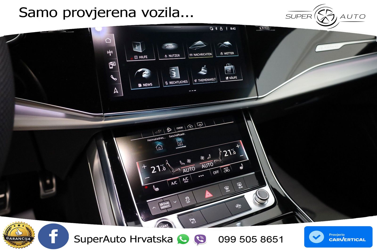 Audi Q8 60 TFSIe V6 (462 KS) quattro Tiptronic