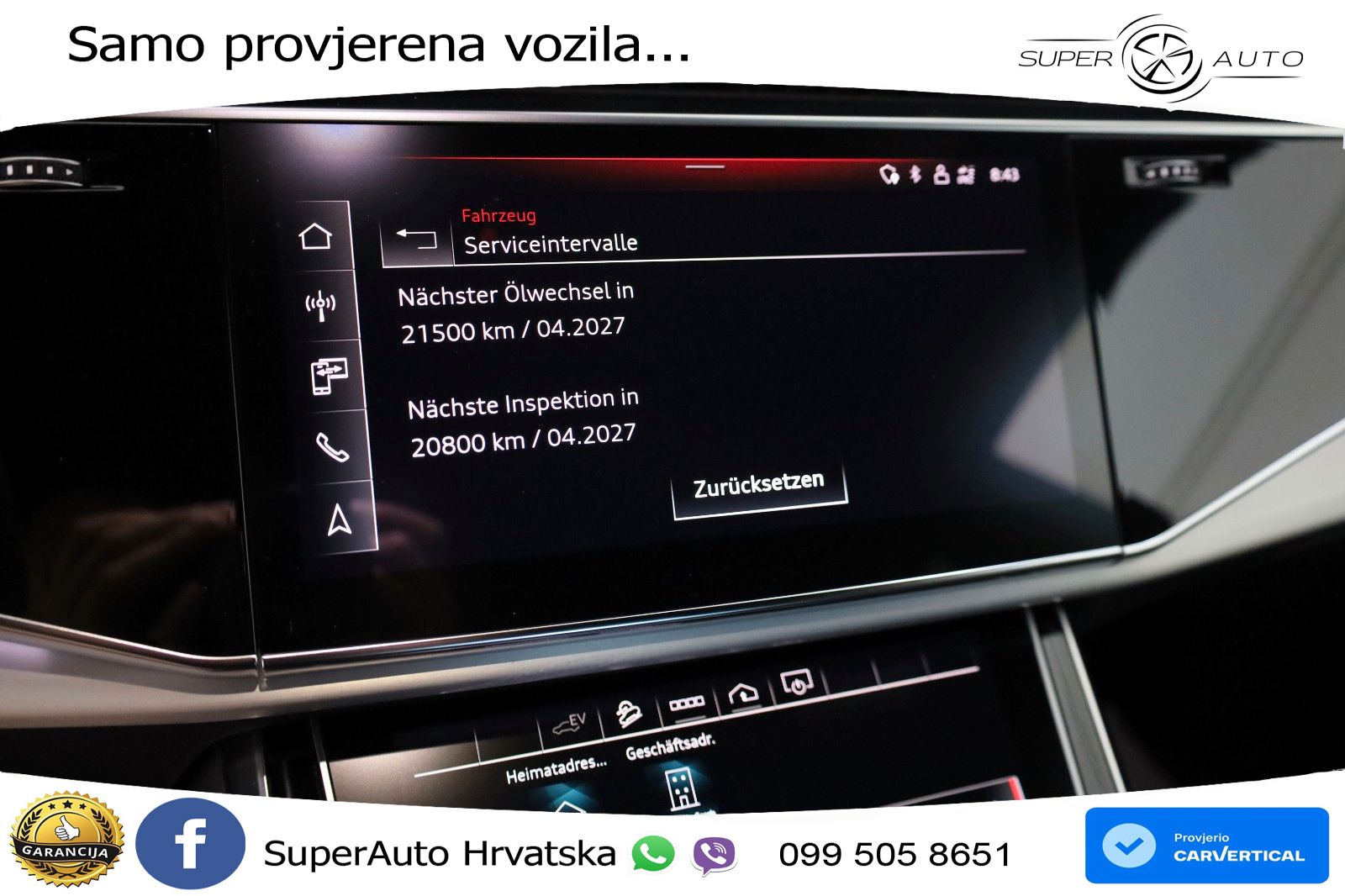 Audi Q8 60 TFSIe V6 (462 KS) quattro Tiptronic