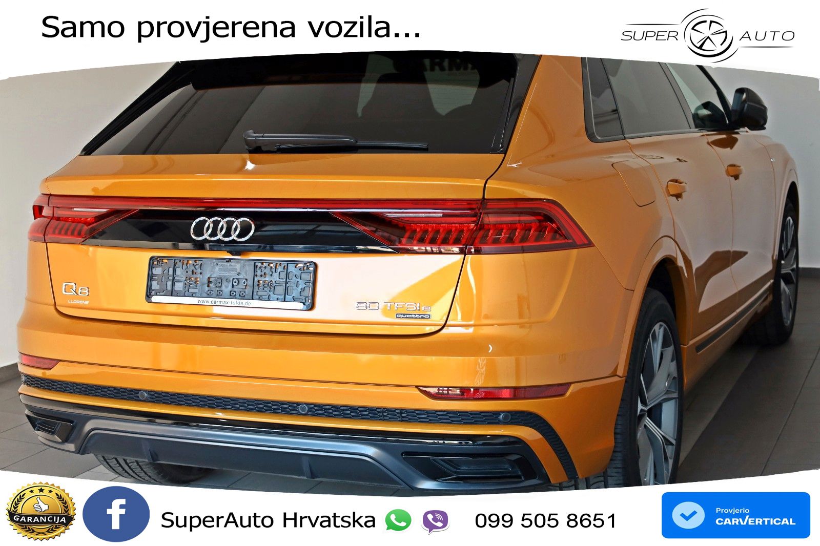Audi Q8 60 TFSIe V6 (462 KS) quattro Tiptronic