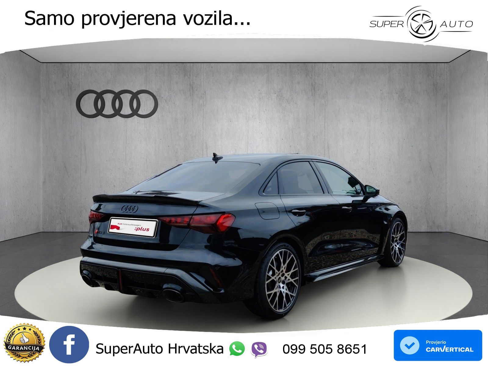 Audi RS3 Sedan 2.5 TFSI (400 KS) quattro S tronic