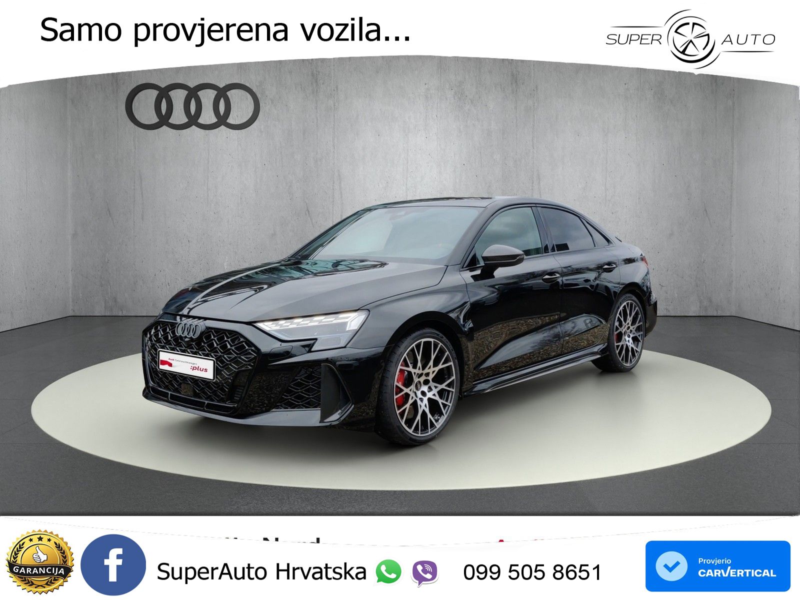 Audi RS3 Sedan 2.5 TFSI (400 KS) quattro S tronic