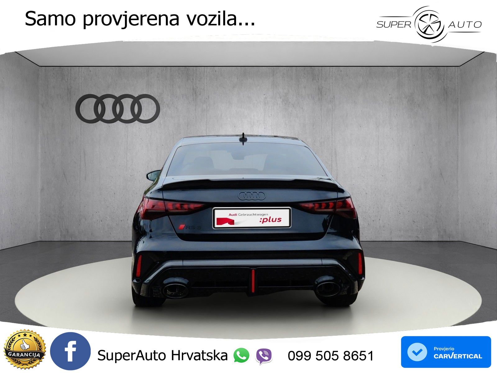 Audi RS3 Sedan 2.5 TFSI (400 KS) quattro S tronic