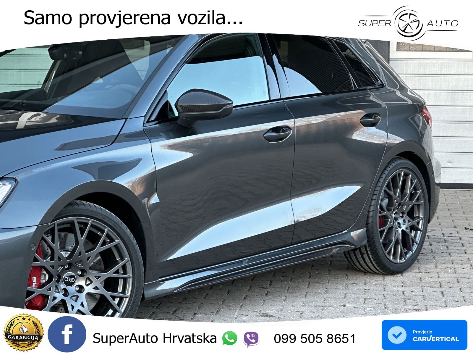 Audi RS3 Sedan 2.5 TFSI (400 KS) quattro S tronic LED+GR SJED+ACC