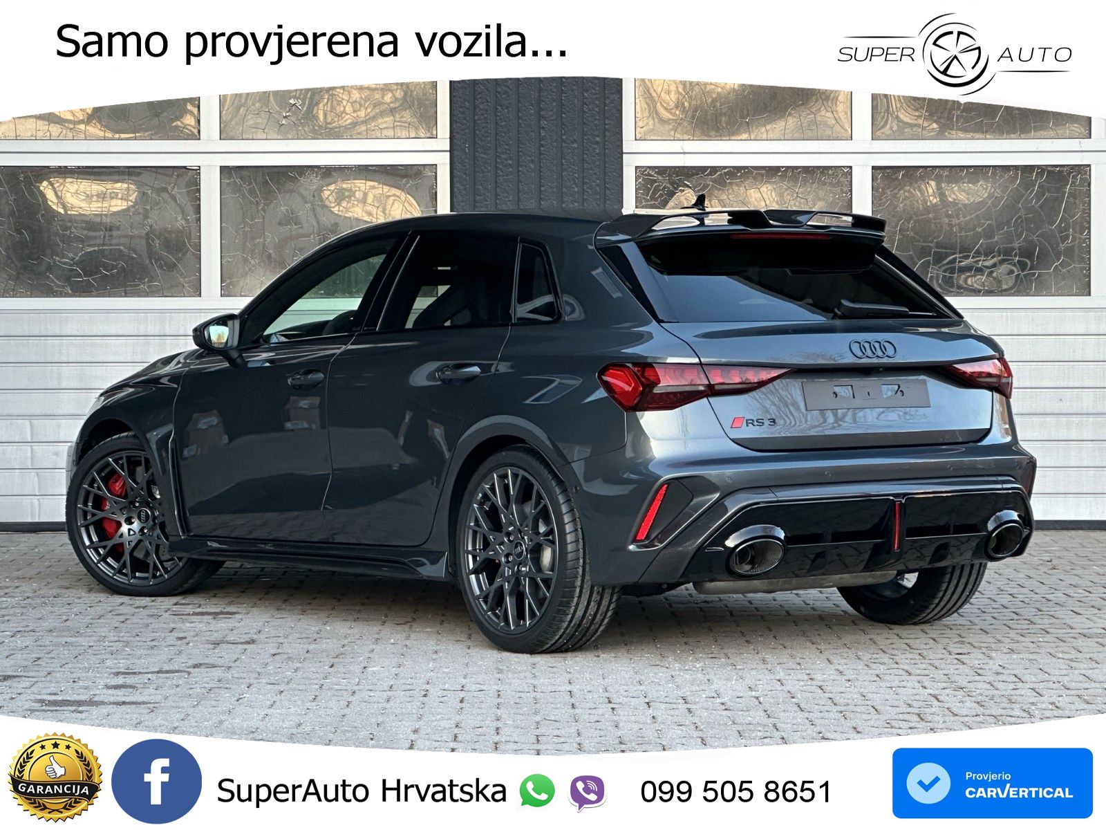 Audi RS3 Sedan 2.5 TFSI (400 KS) quattro S tronic LED+GR SJED+ACC