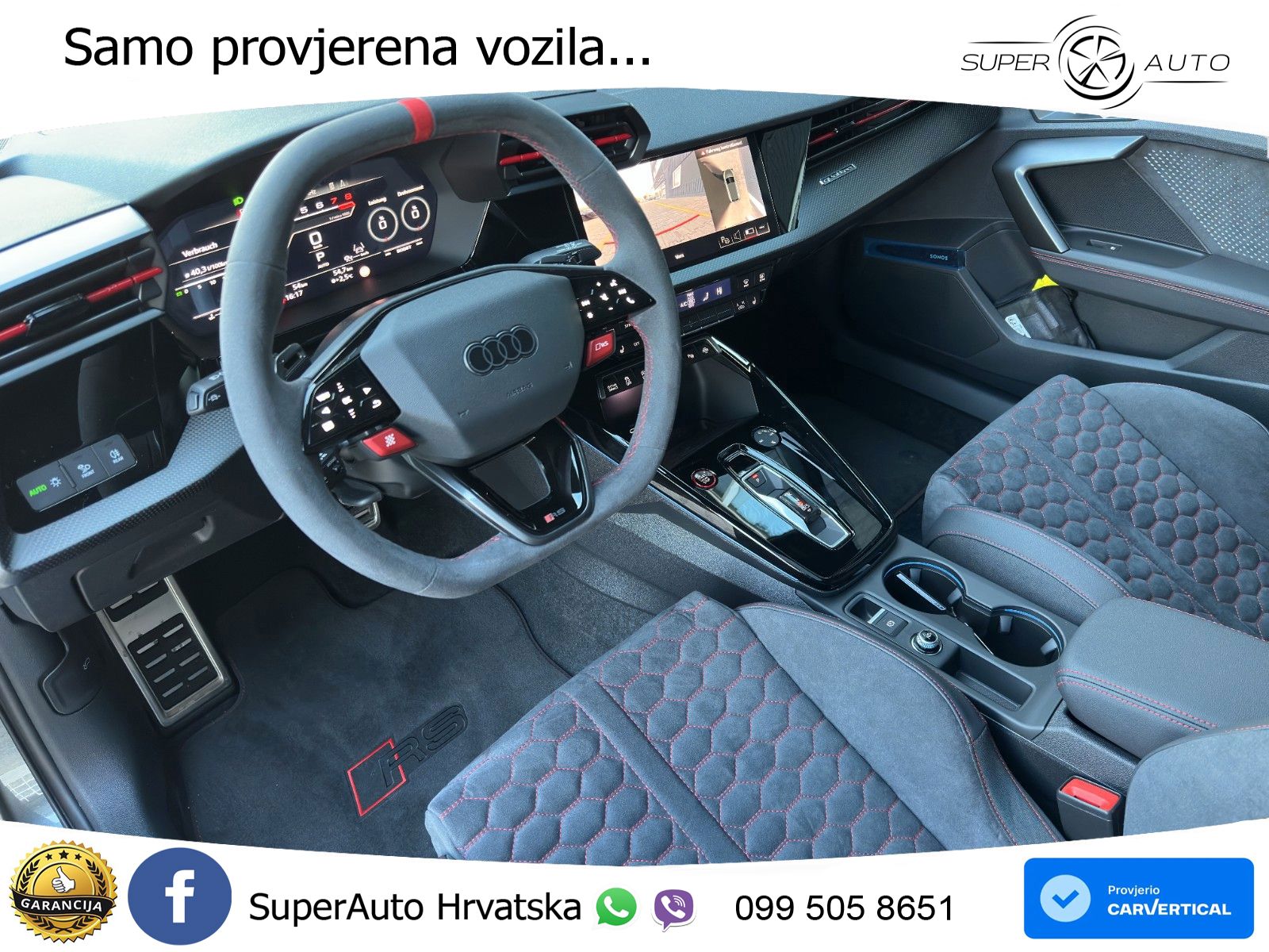 Audi RS3 Sedan 2.5 TFSI (400 KS) quattro S tronic LED+GR SJED+ACC