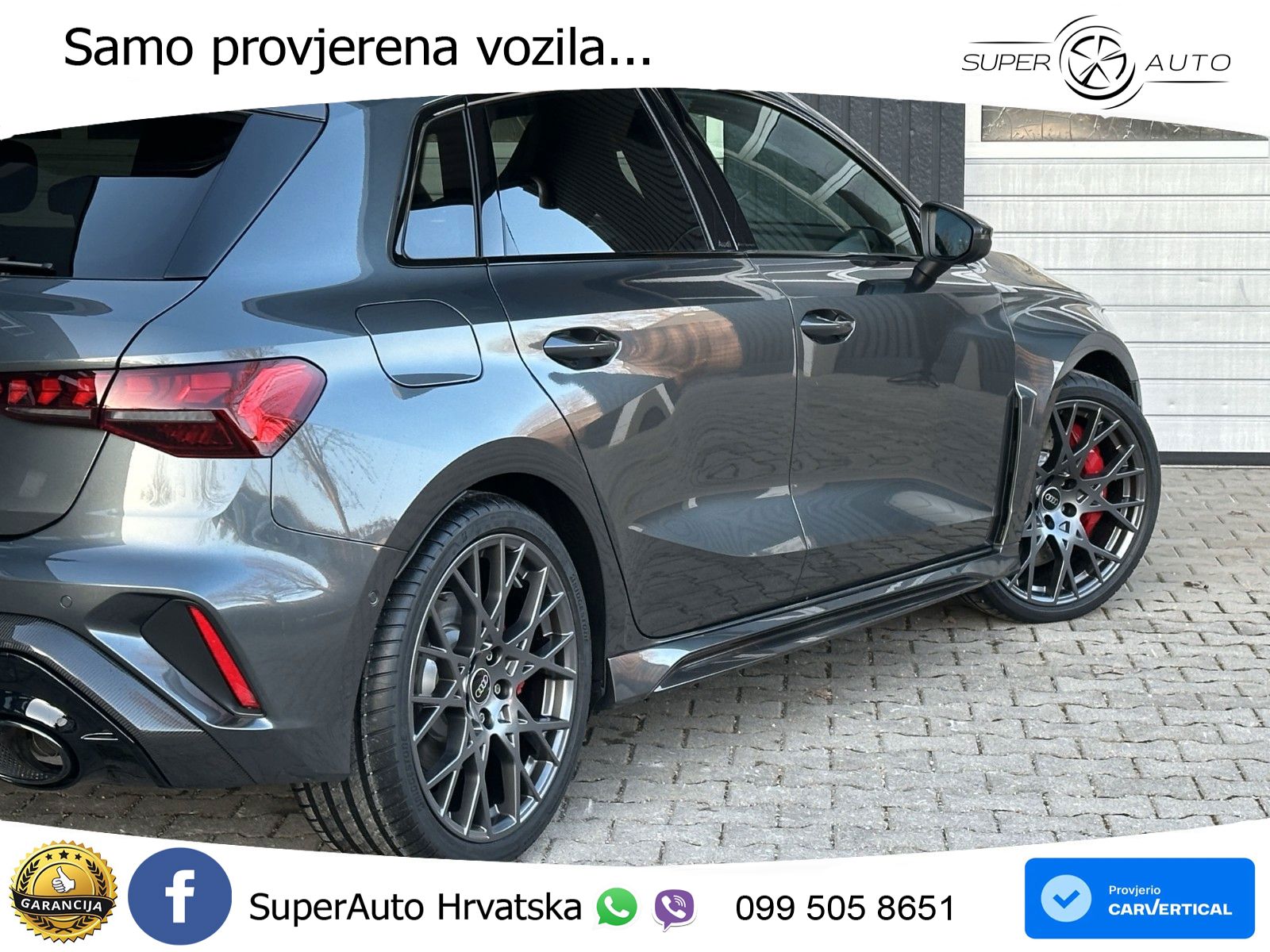 Audi RS3 Sedan 2.5 TFSI (400 KS) quattro S tronic LED+GR SJED+ACC