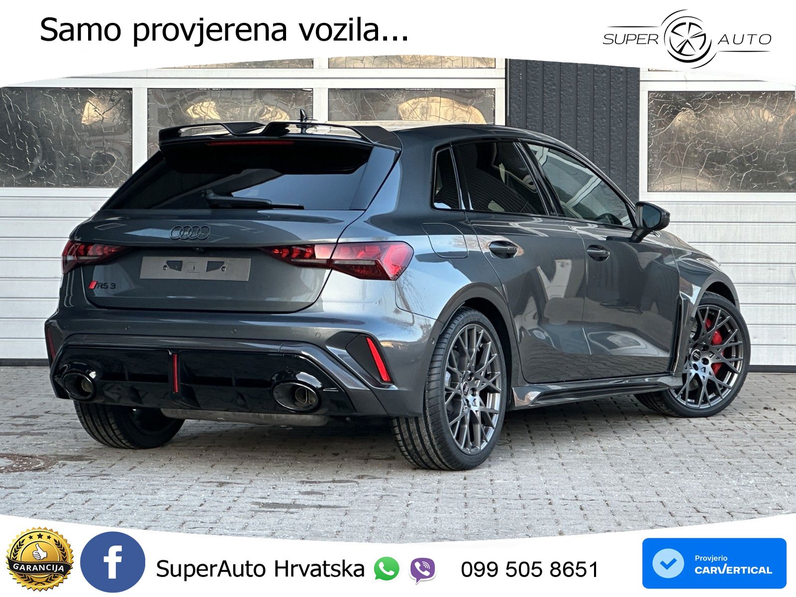Audi RS3 Sedan 2.5 TFSI (400 KS) quattro S tronic LED+GR SJED+ACC