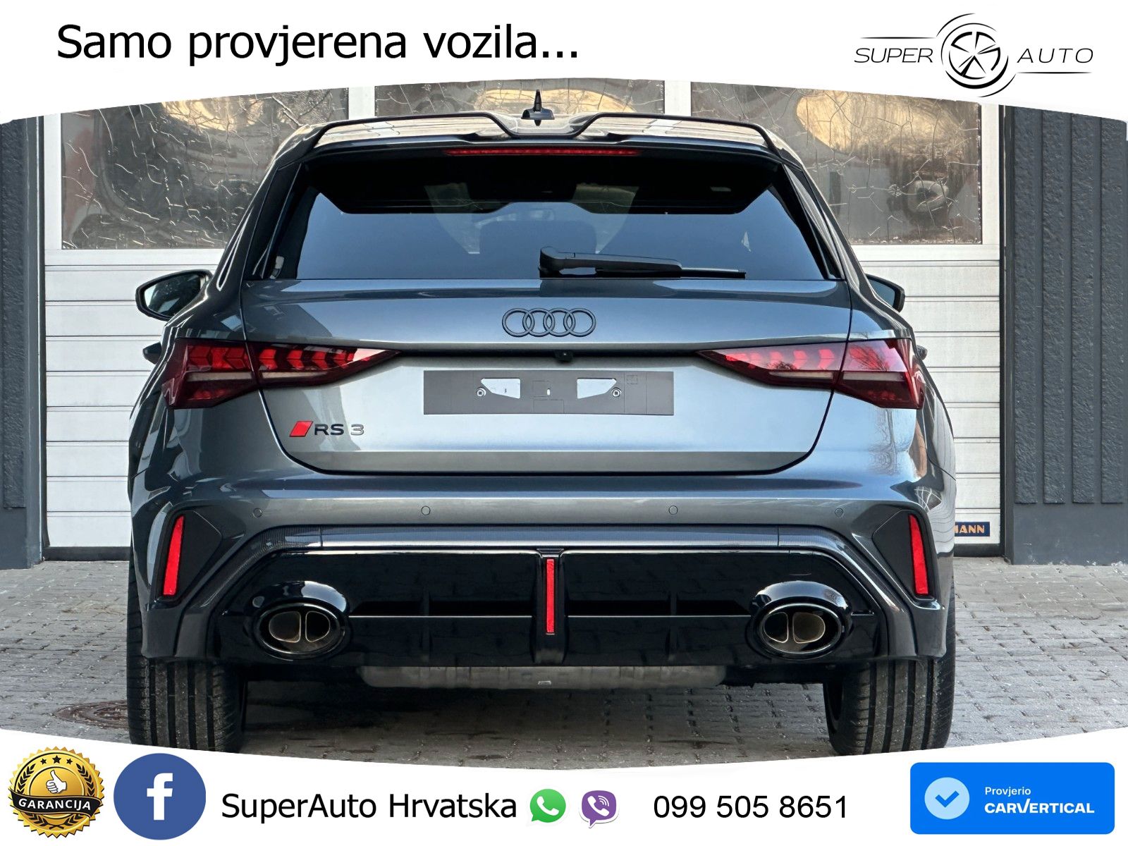 Audi RS3 Sedan 2.5 TFSI (400 KS) quattro S tronic LED+GR SJED+ACC