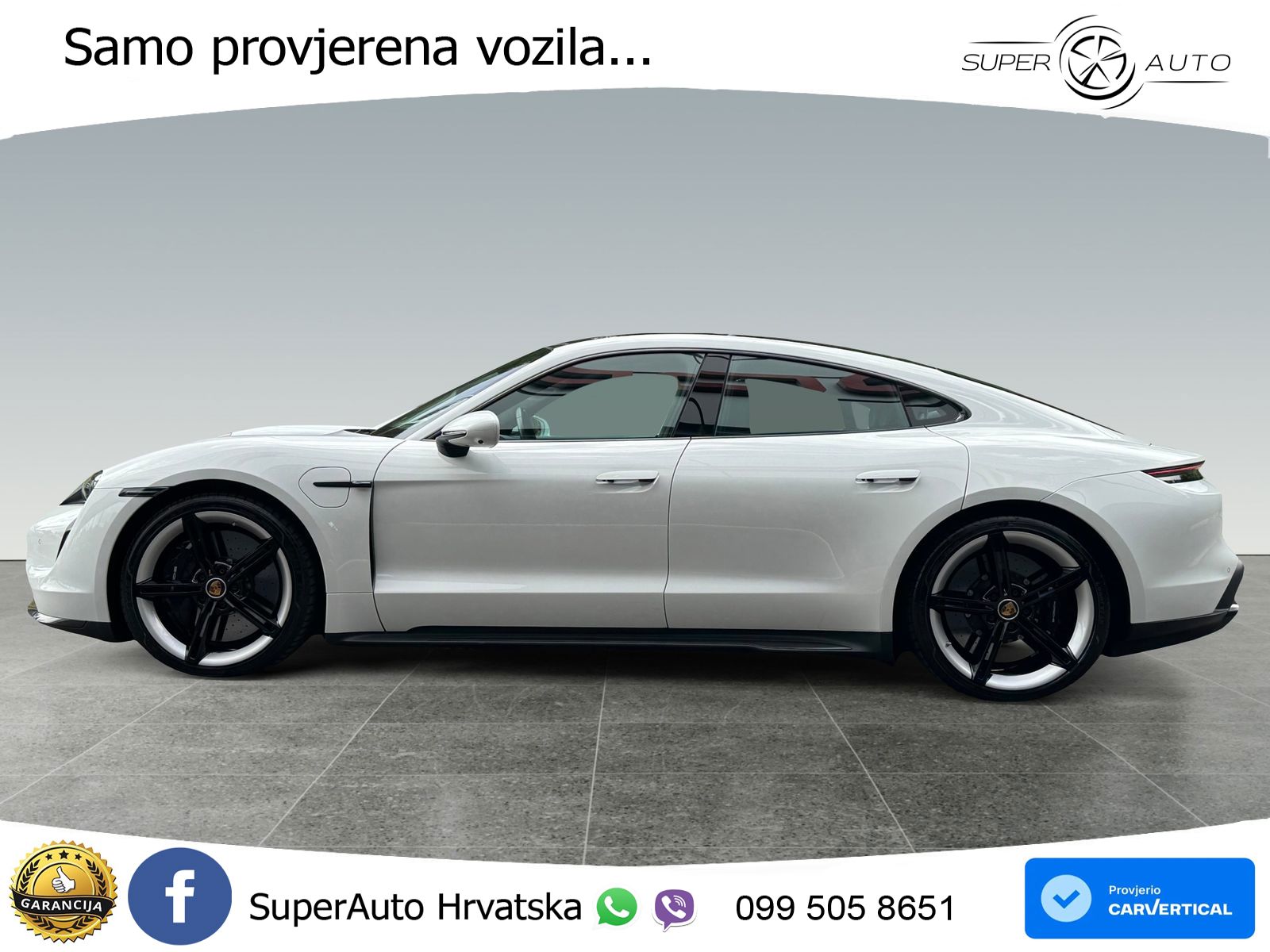 Porsche Taycan Turbo S 93.4 kWh (761 KS)