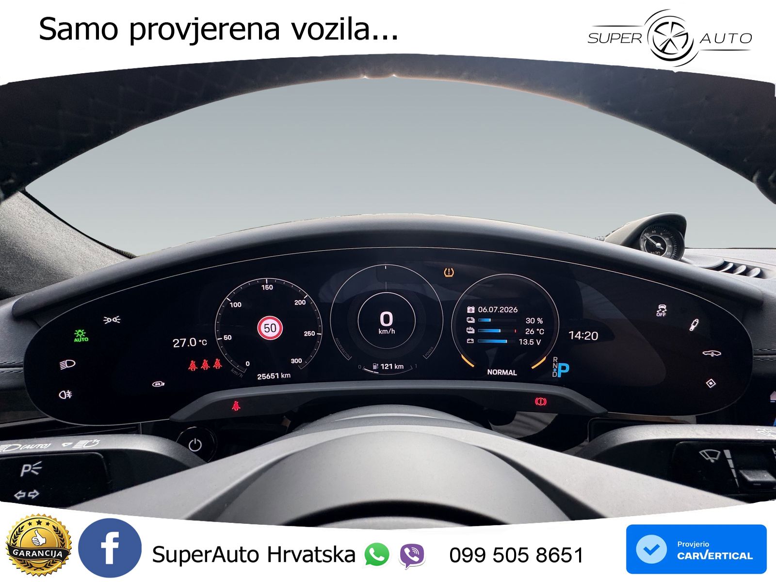 Porsche Taycan Turbo S 93.4 kWh (761 KS)