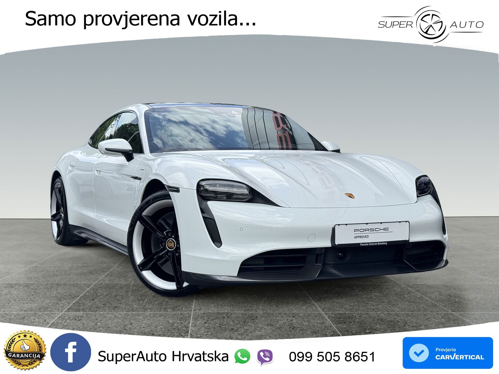 Porsche Taycan Turbo S 93.4 kWh (761 KS)
