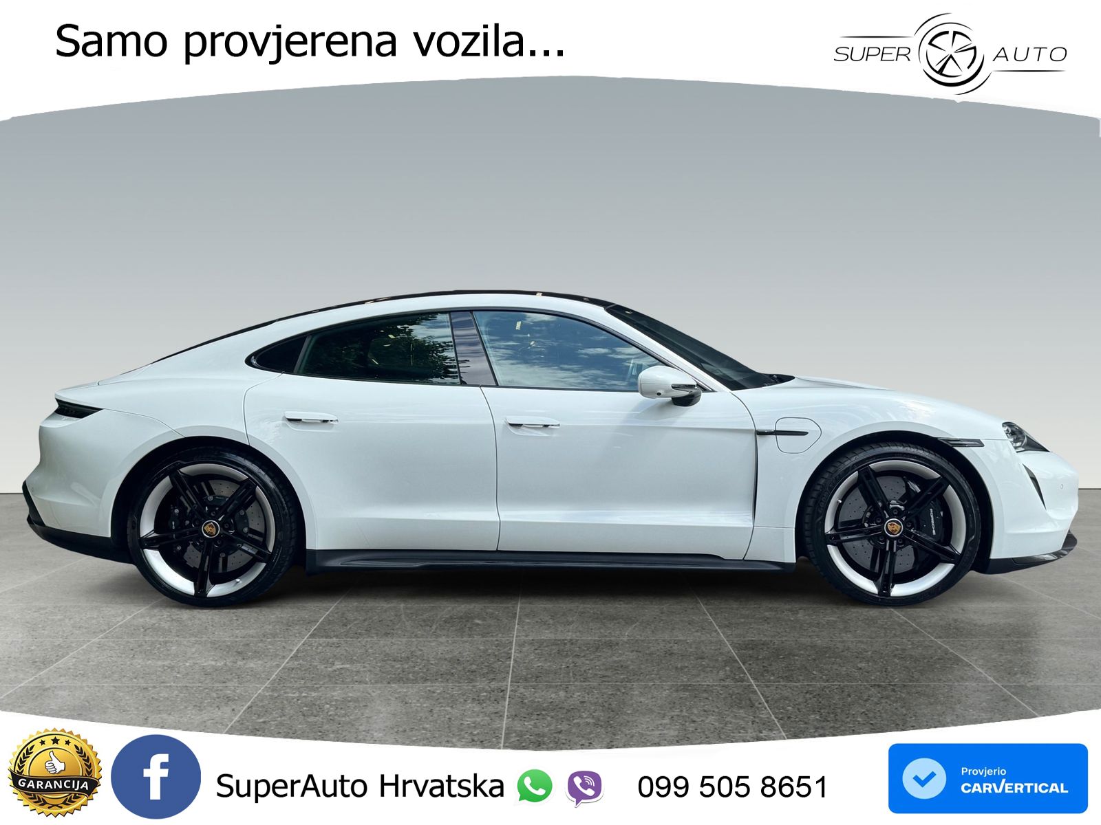 Porsche Taycan Turbo S 93.4 kWh (761 KS)