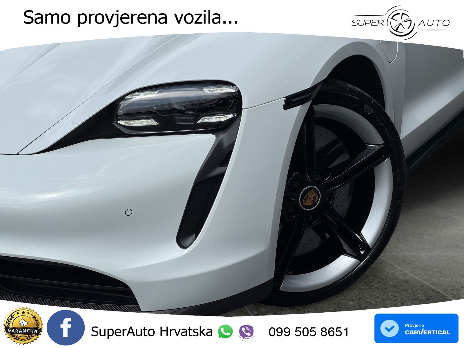 Porsche Taycan Turbo S 93.4 kWh (761 KS)