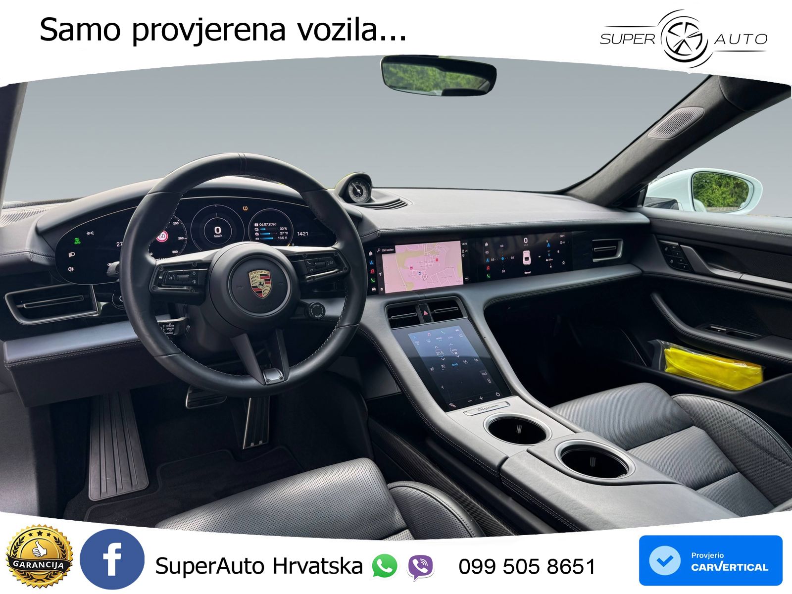 Porsche Taycan Turbo S 93.4 kWh (761 KS)