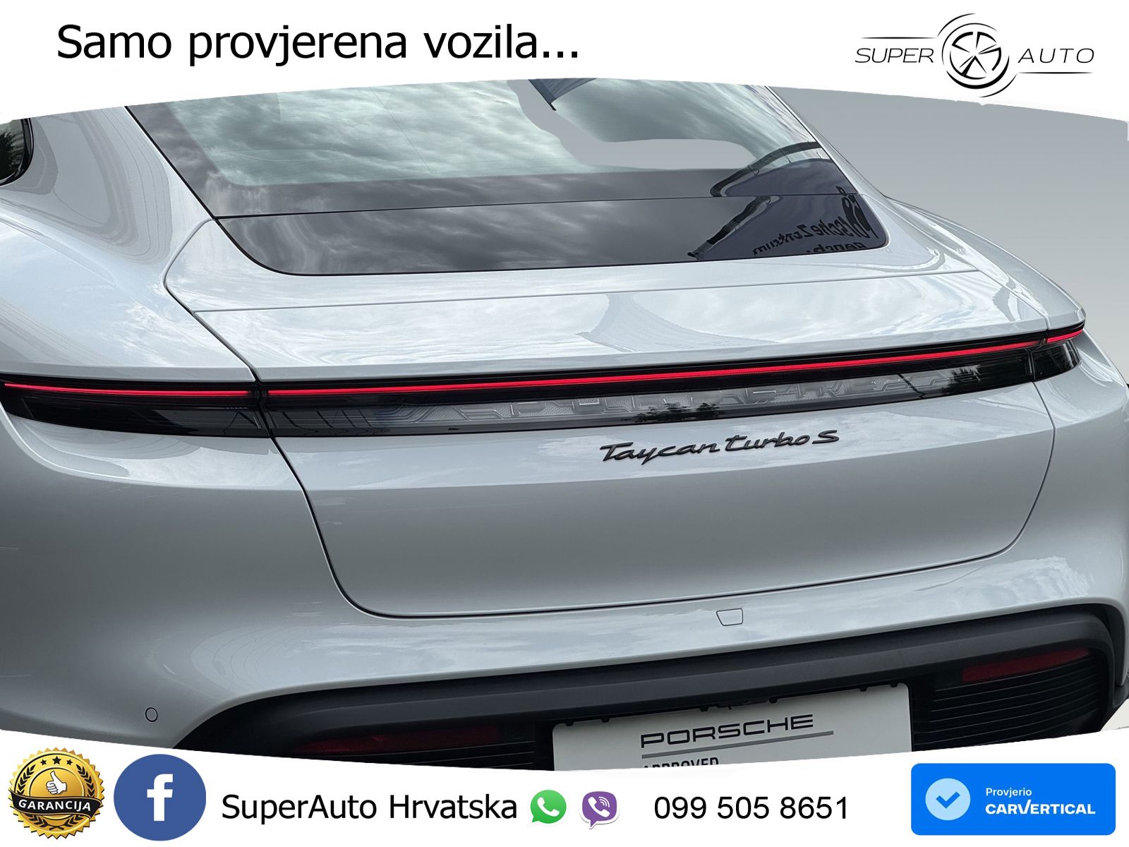 Porsche Taycan Turbo S 93.4 kWh (761 KS)