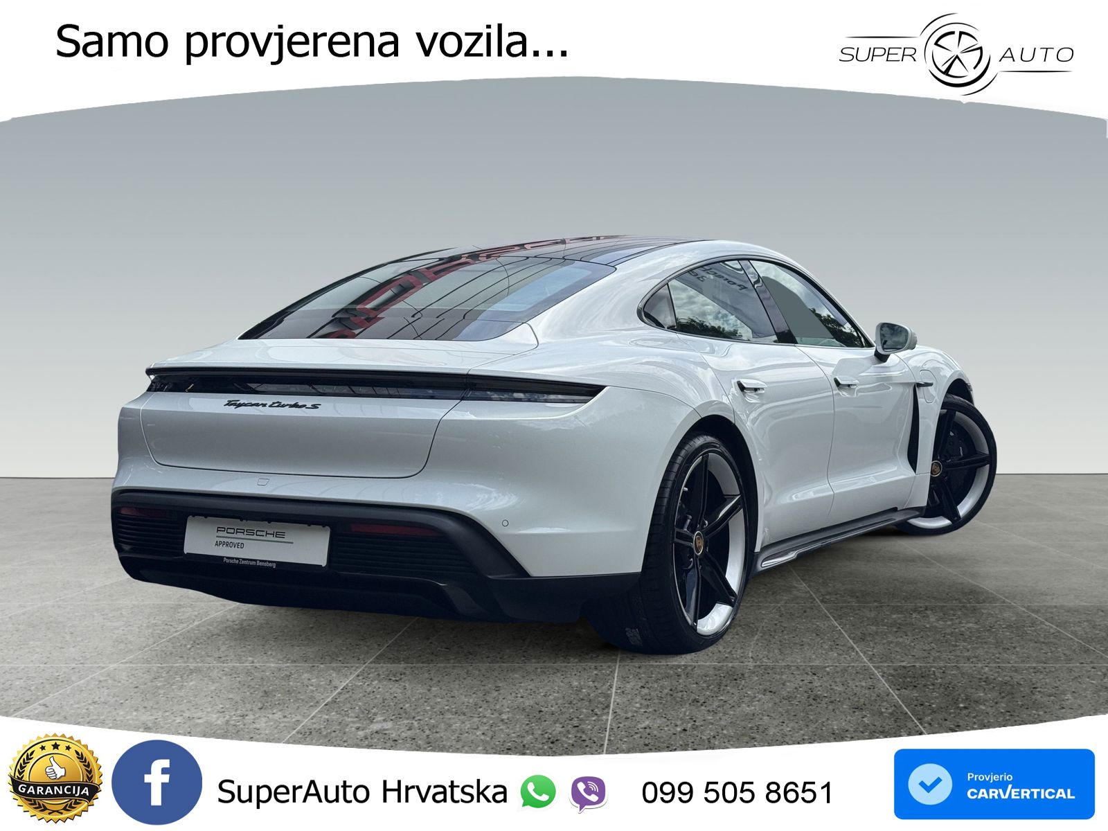 Porsche Taycan Turbo S 93.4 kWh (761 KS)