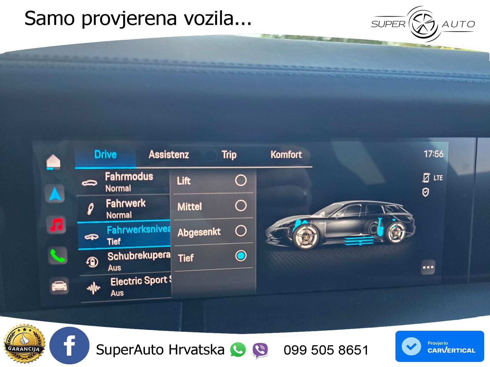 Porsche Taycan Sport Turismo Performance 79.2 kWh (408 KS)