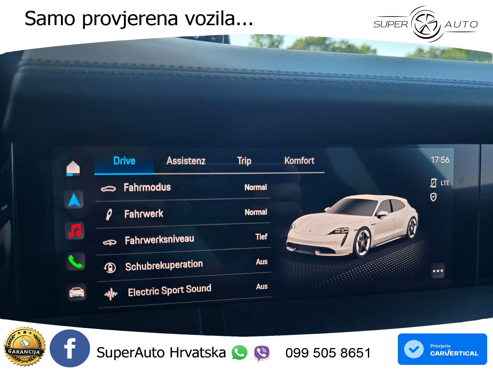 Porsche Taycan Sport Turismo Performance 79.2 kWh (408 KS)