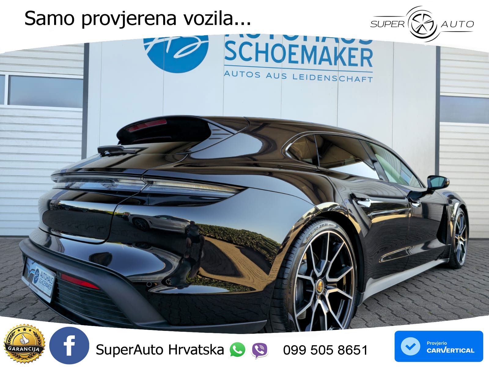 Porsche Taycan Sport Turismo Performance 79.2 kWh (408 KS)