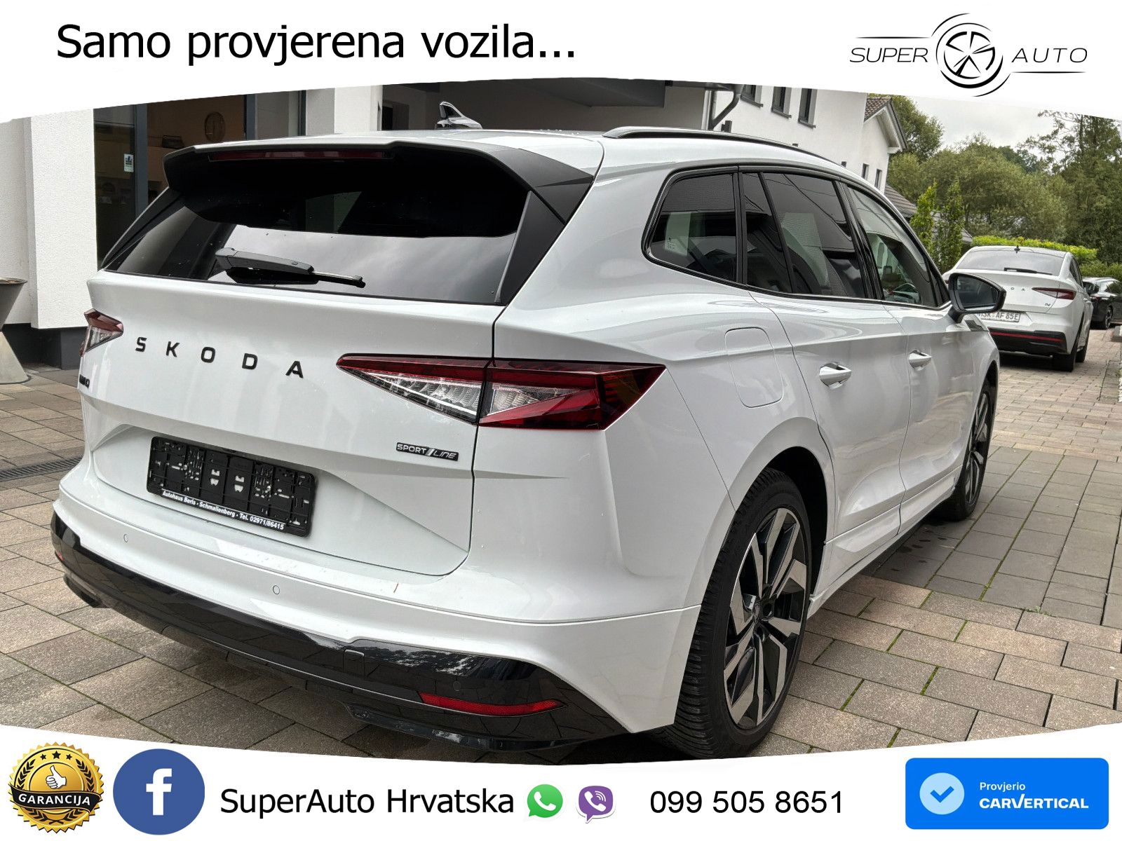 Škoda Enyaq 85 82 kWh (286 KS) SportLine LED+GR SJED+ACC