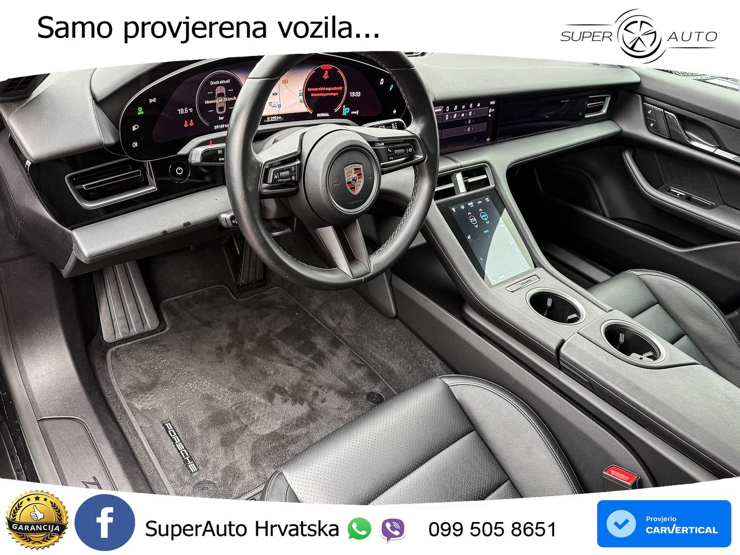 Porsche Taycan Performance Plus 93.4 kWh (476 KS)
