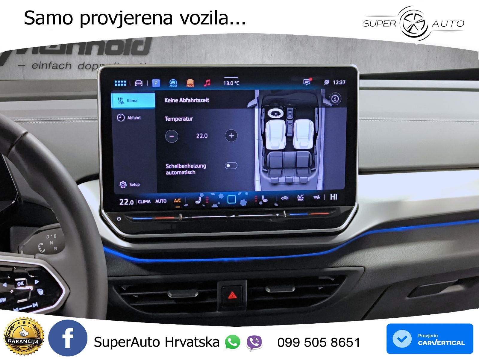 Volkswagen ID.5 Pure 55 kWh (170 KS) LED+GR SJED+ACC