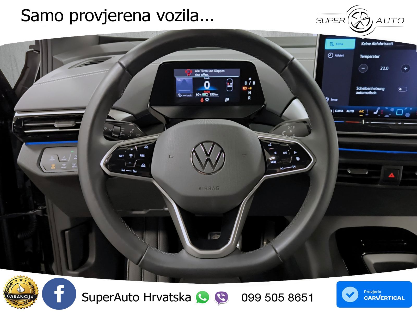 Volkswagen ID.5 Pure 55 kWh (170 KS) LED+GR SJED+ACC