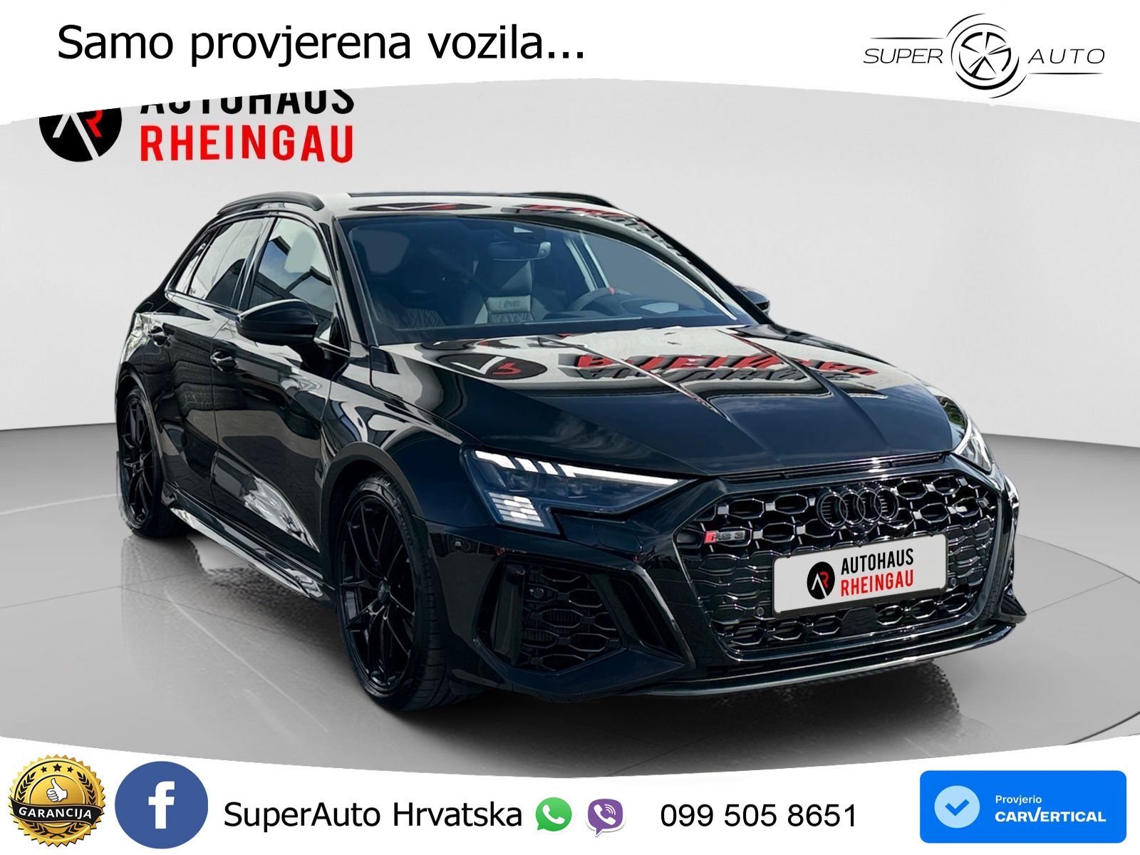 Audi RS3 Sportback 2.5 TFSI (400 KS) quattro S tronic LED+GR SJED+ACC